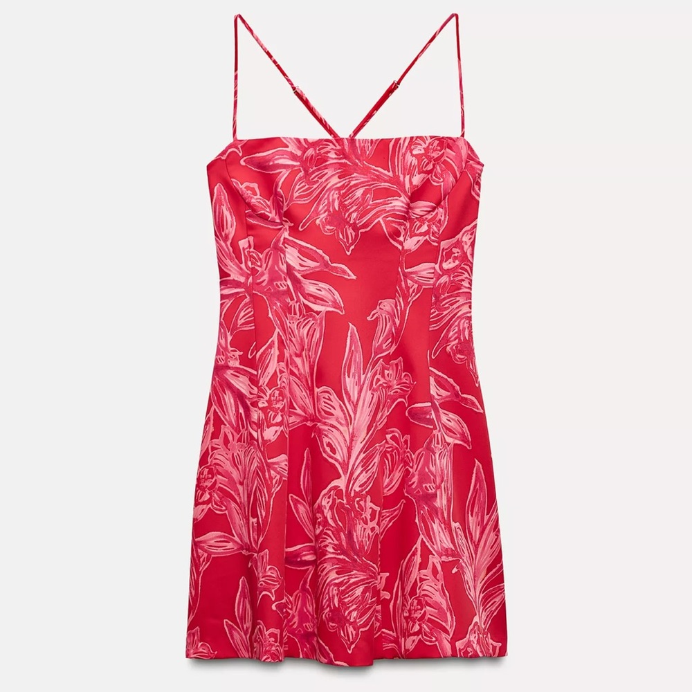 Zara Floral Mini Dress